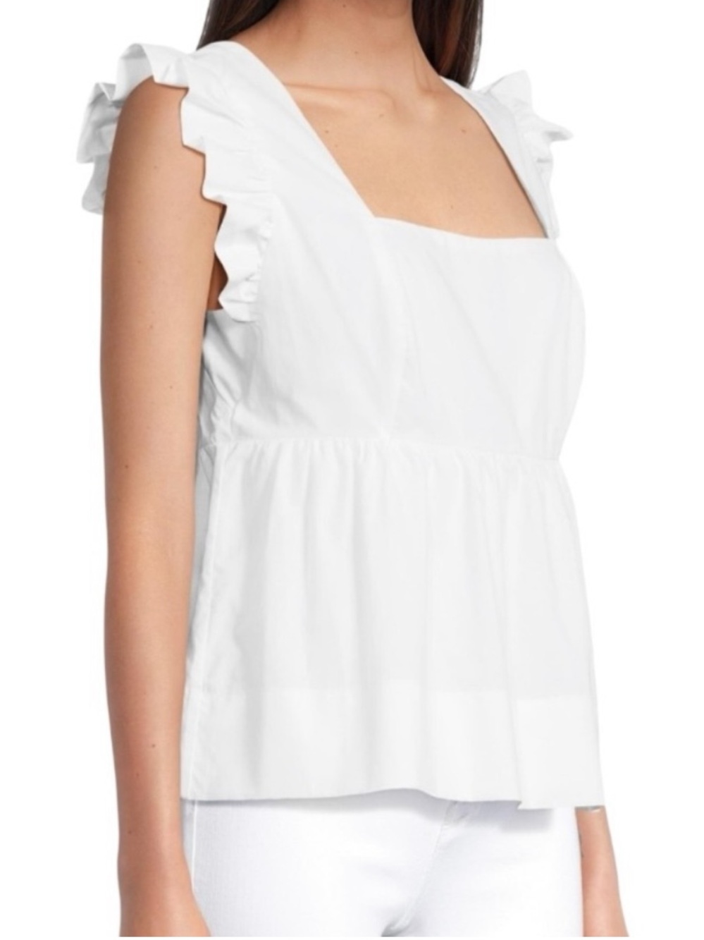 NWT Lilly Pulitzer Tiana Babydoll Cotton Top - Picture 4 of 6